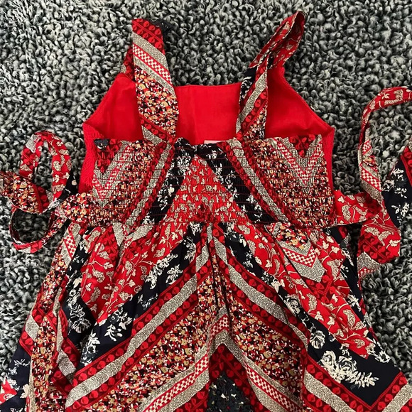 NWOT-Heartworks / Blueberry Boulevard-Handkerchief Hem Sleeveless Dress-Size 6X - Picture 8 of 10